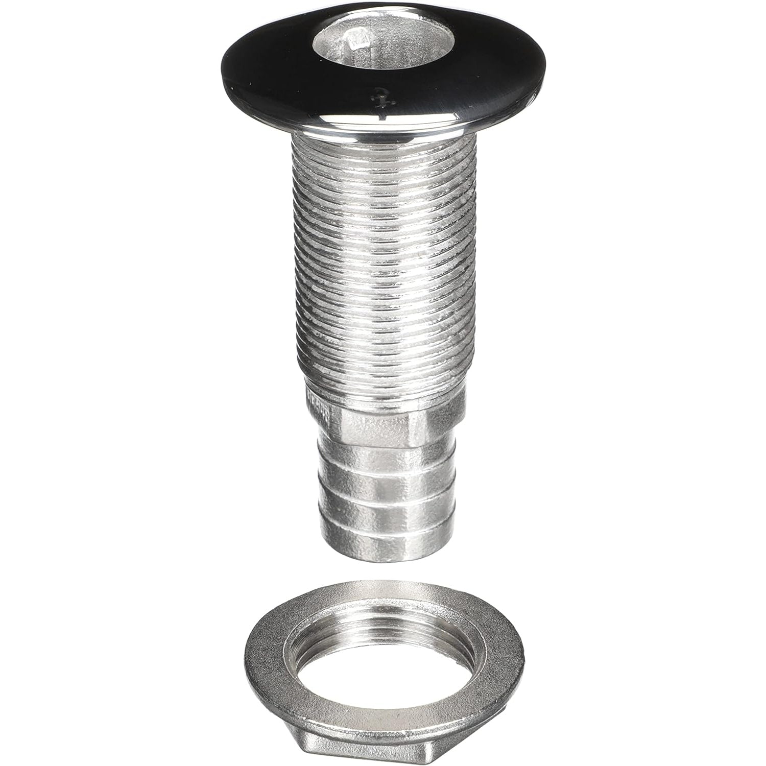 Attwood Stainless Steel Thru-Hull Standard Straight Barbed - Boatyard Malaysia