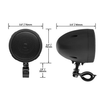 Boss Audio MCBK425BA 600W Motorcycle/ATV Sound System W/Bluetooth - Black