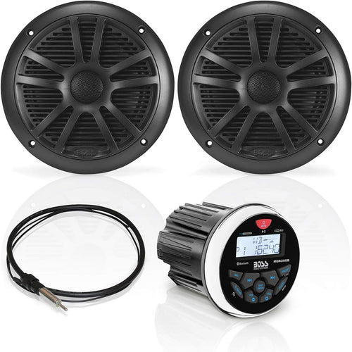 MCKGB350 - 6.5" Weatherproof Marine Gauge Receiver and Speaker boatyardmalaysia
