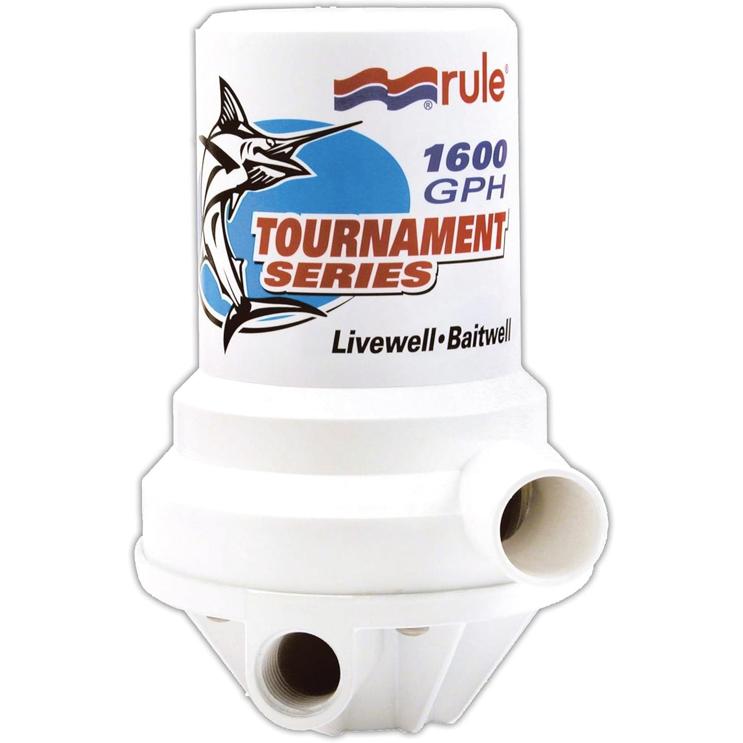 Tournament Series 1600 Gph Livewell Pump Dual Port boatyardmalaysia