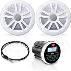 Boss Audio MCKGB350W.6 Combo Kit Gauge Style Radio Pair 6.5 - Boatyard Malaysia