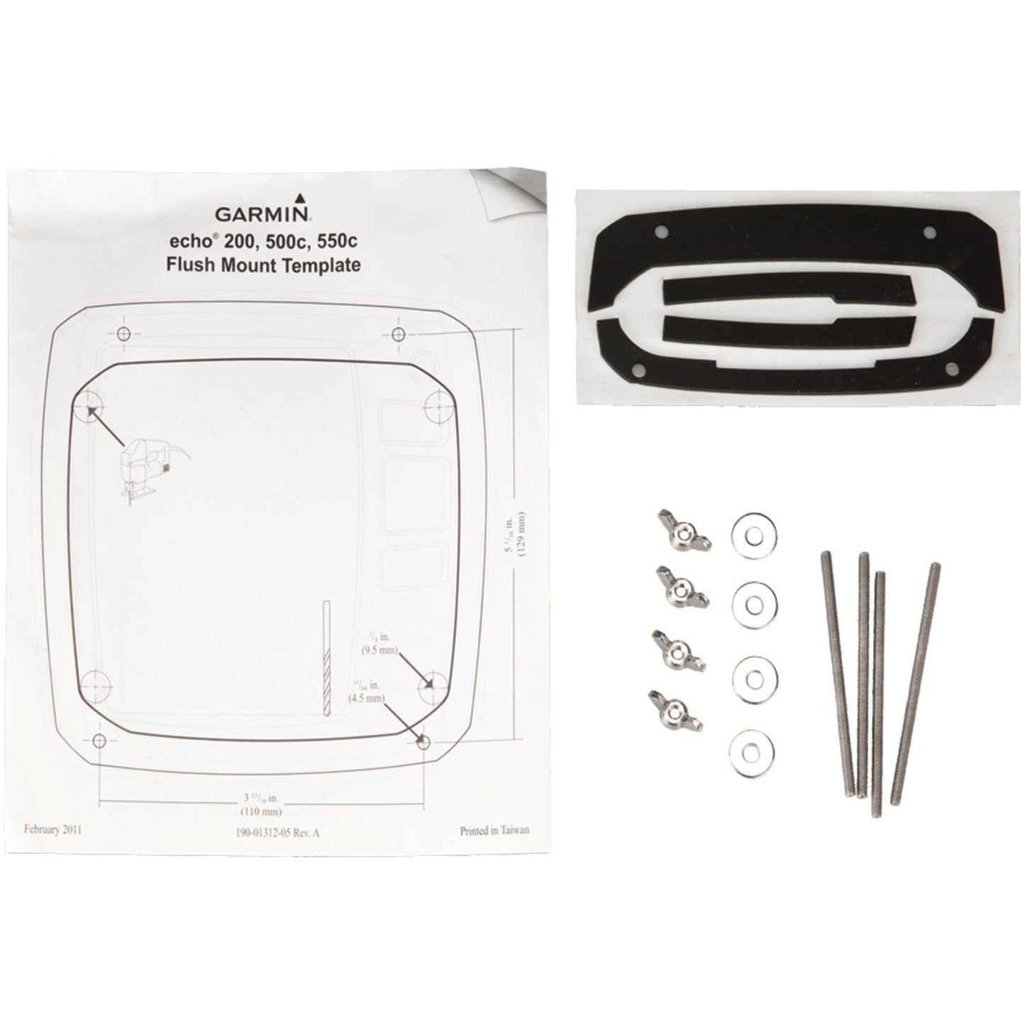 Flush Mount Kit F/Echo™ 200, 500c & 550c boatyardmalaysia