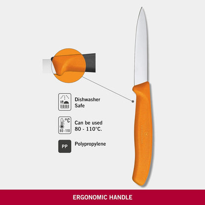 Swiss Classic Paring Knife Orange 8cm boatyardmalaysia