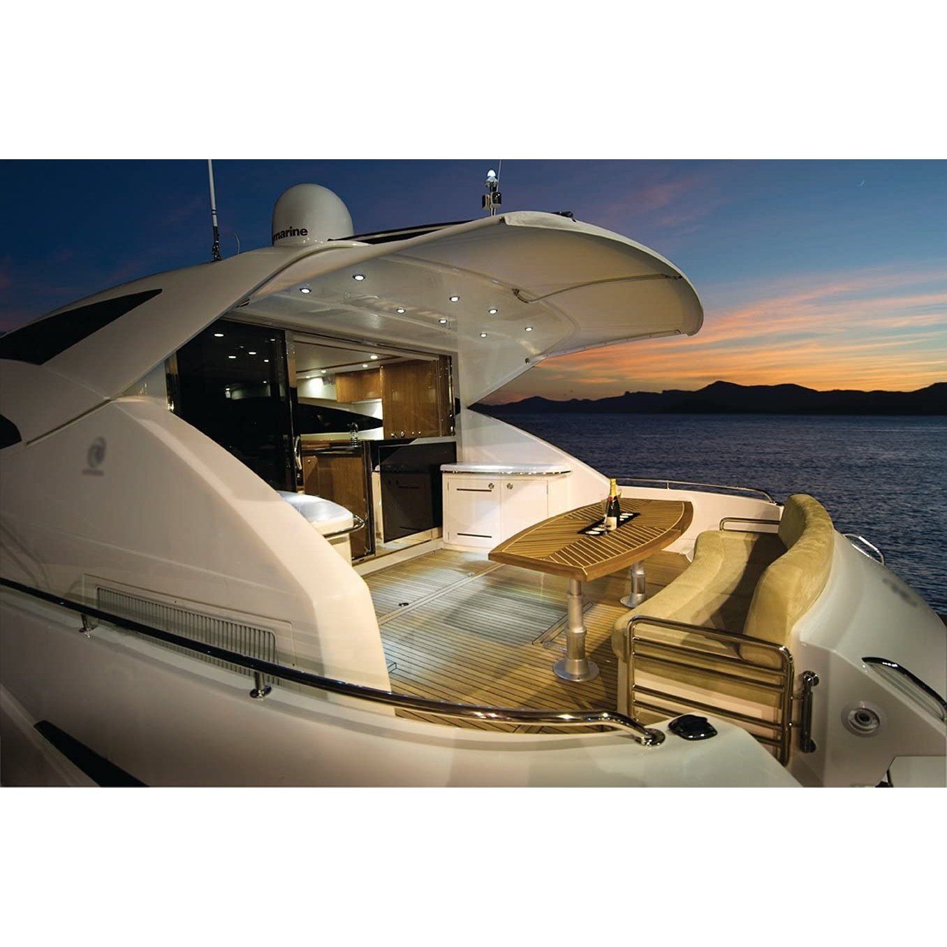 Hella Marine Blue LED Round Courtesy Lamps - Boatyard Malaysia