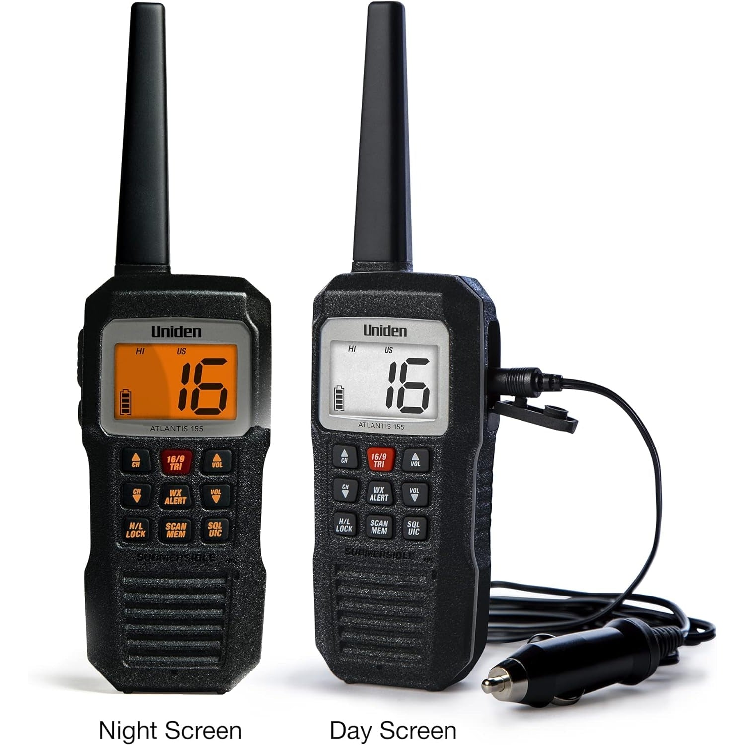 Uniden Uniden Atlantis 155 Handheld Two-Way VHF Floating Marine Radio - Boatyard Malaysia