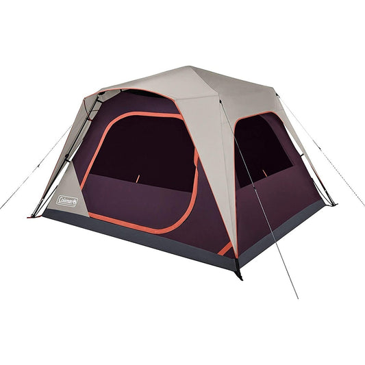 Skylodge 6-Person Instant Camping Tent, Blackberry