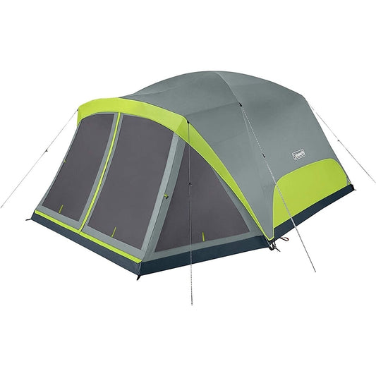 Skydome 6-Person Camping Tent with Screen Room, Rock Grey