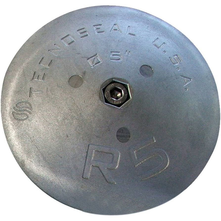 Tecnoseal R5 Rudder Anode Zinc 5" Diameter - Boatyard Malaysia
