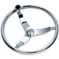 Vision FX Model 714 - 13.5" Wheel w/Knob & Finger Grip - 3/4" Tapered Shaft w/Faux Nut - 1/2" & 3/4" Adapters