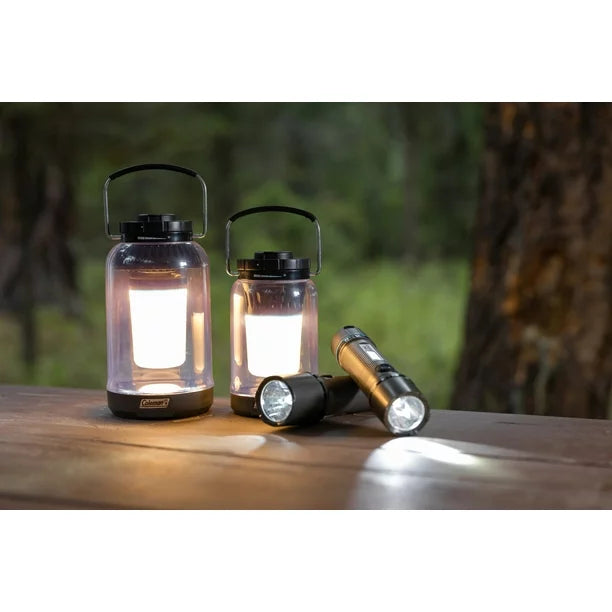 OneSource 1000 Lumens LED Flashlight & Rechargeable Lithium-Ion Battery
