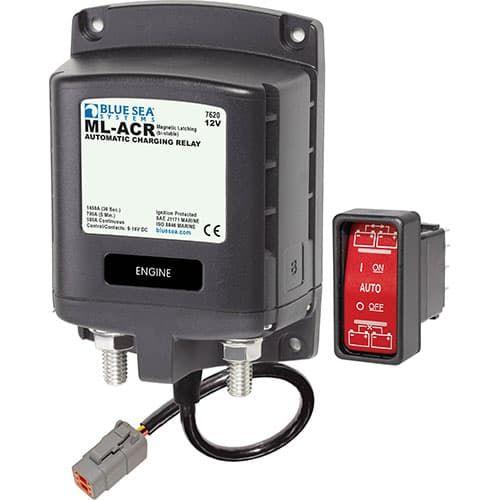Blue Sea System 7620100 ML ACR CHARGING RELAY 12V 500A - Boatyard Malaysia