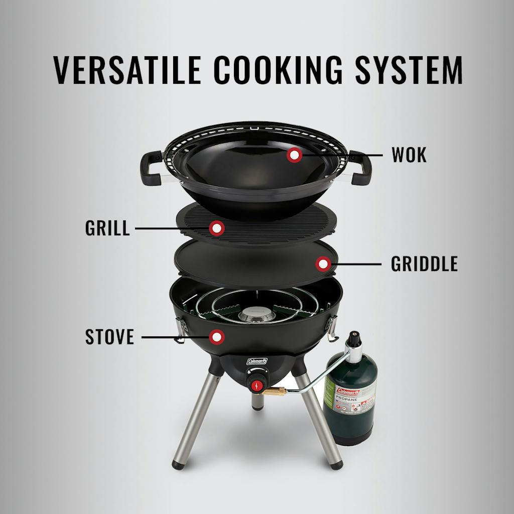 4-in-1 Portable Propane Gas Cooking System boatyardmalaysia