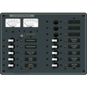 Blue Sea System 8068 PANEL DC 13 POS V/AMMETER - Boatyard Malaysia
