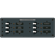 Blue Sea System 8096 BREAKER PANEL DC 6 POS - Boatyard Malaysia