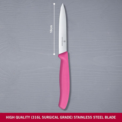 Swiss Classic Paring Knife Pink 10cm boatyardmalaysia