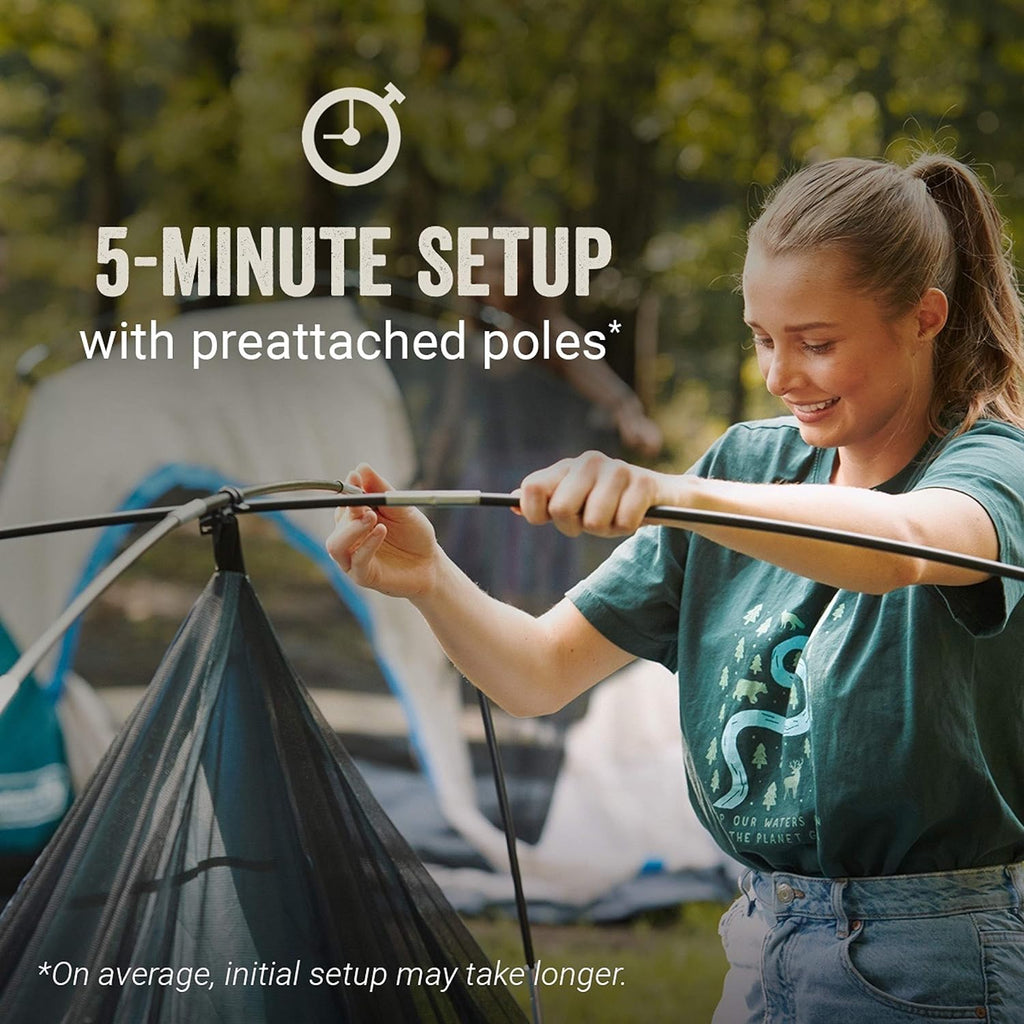 Coleman Skydome 8-Person Camping Tent with Screen Room, Rock Grey - Boatyard Malaysia