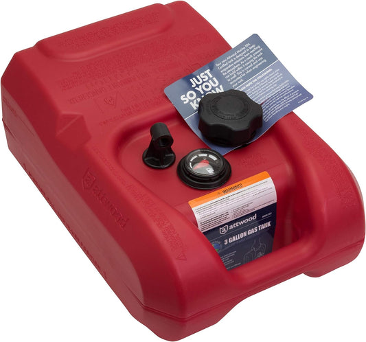 Attwood 12 Gallon Portable Fuel Tank with Gauge