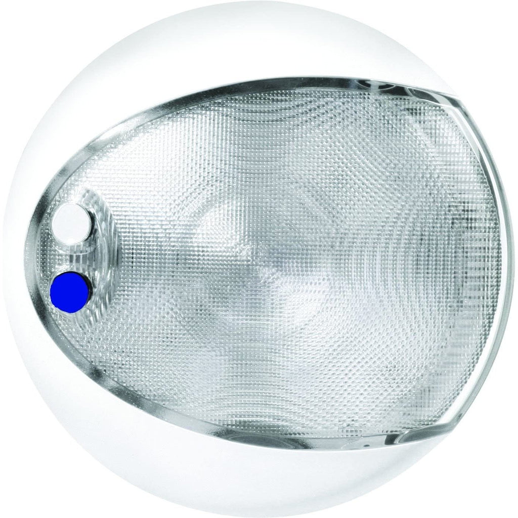 Hella Marine EuroLED 175 Surface Mount Touch Lamp - Blue/White LED - White Housing - Boatyard Malaysia