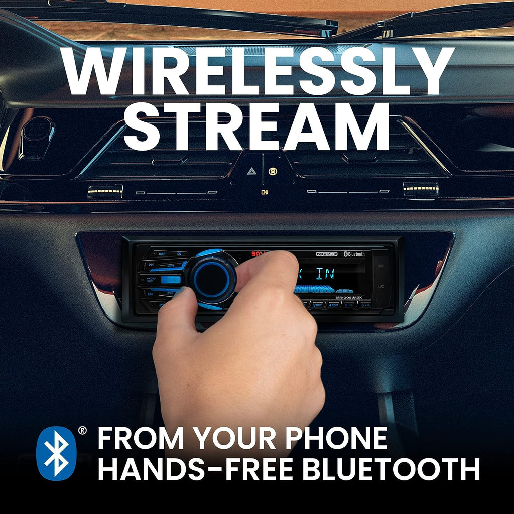 Boss Audio MR1308UABK Mp3 Am/fm Usb/sd Aux In Wireless - Boatyard Malaysia