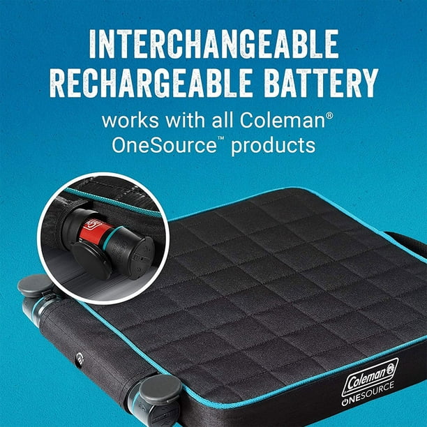 OneSource Heated Chair Pad with Rechargeable Battery