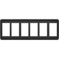 Blue Sea System 8260 CONTURA 6 POS MOUNTING PANEL - Boatyard Malaysia