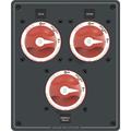 Blue Sea System 8280 PANEL DC PARALLEL 3 SWITCHES - Boatyard Malaysia