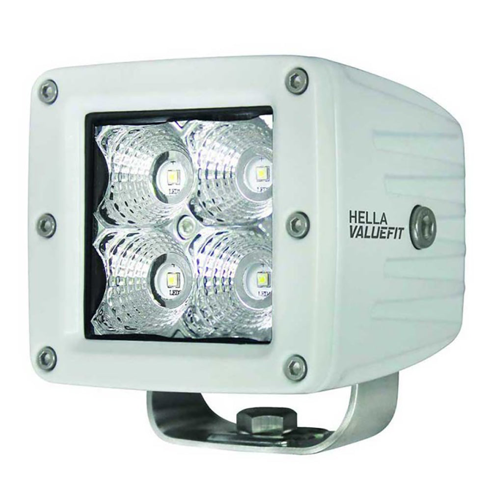 Hella Marine Value Fit LED 4 Cube Flood Light - White - Boatyard Malaysia
