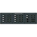 Blue Sea System 8375 PANEL DC 12 POS HORIZONTAL - Boatyard Malaysia