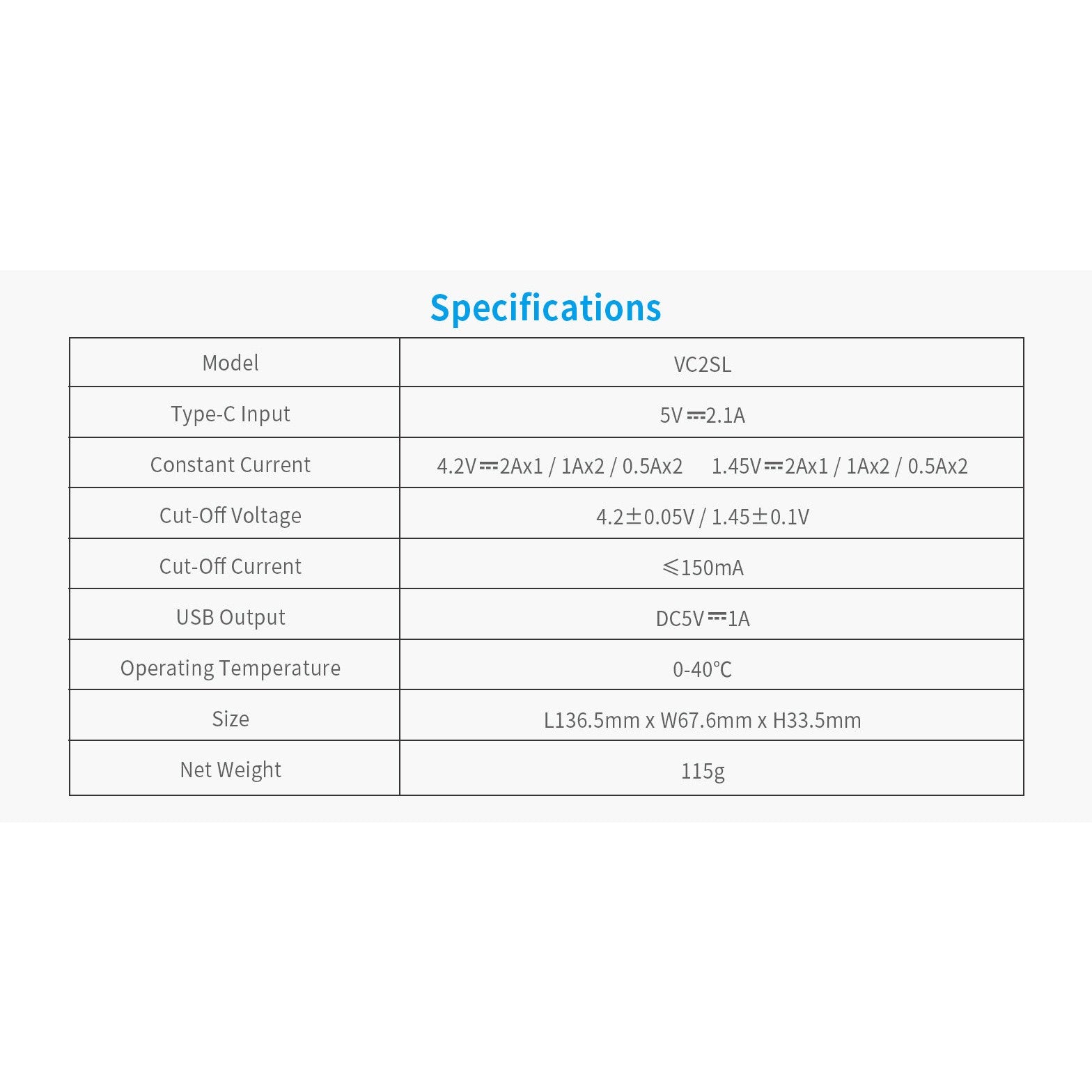 XTAR VC2SL CHARGER boatyardmalaysia