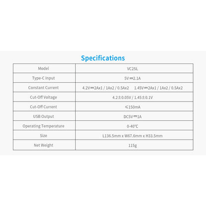 XTAR VC2SL CHARGER boatyardmalaysia