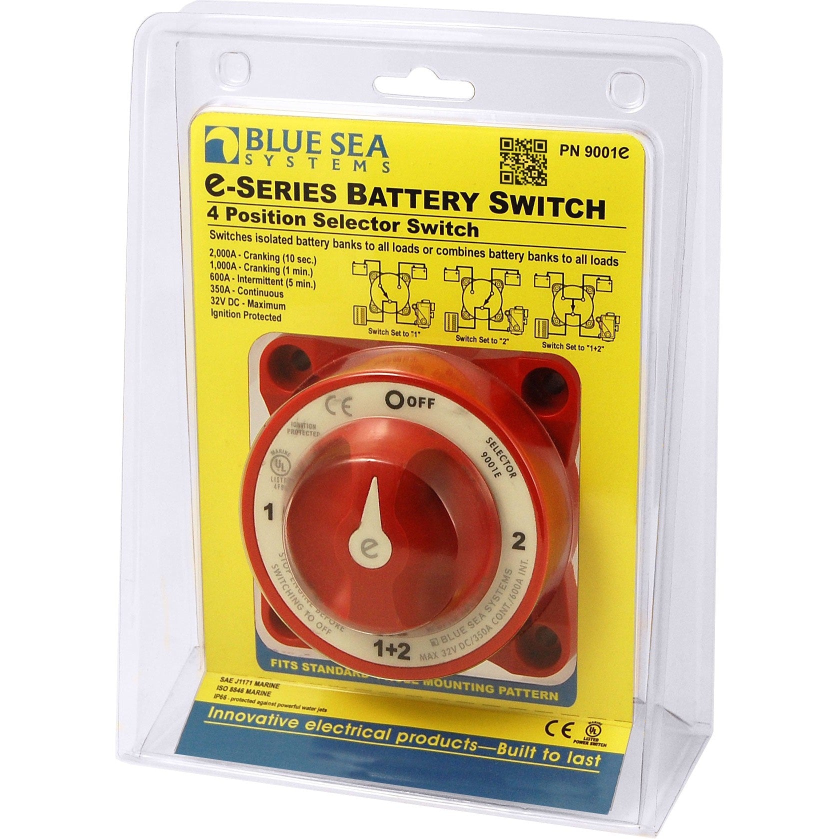 Blue Sea System 9001E BATTERY SWITCH E SELECTOR - Boatyard Malaysia