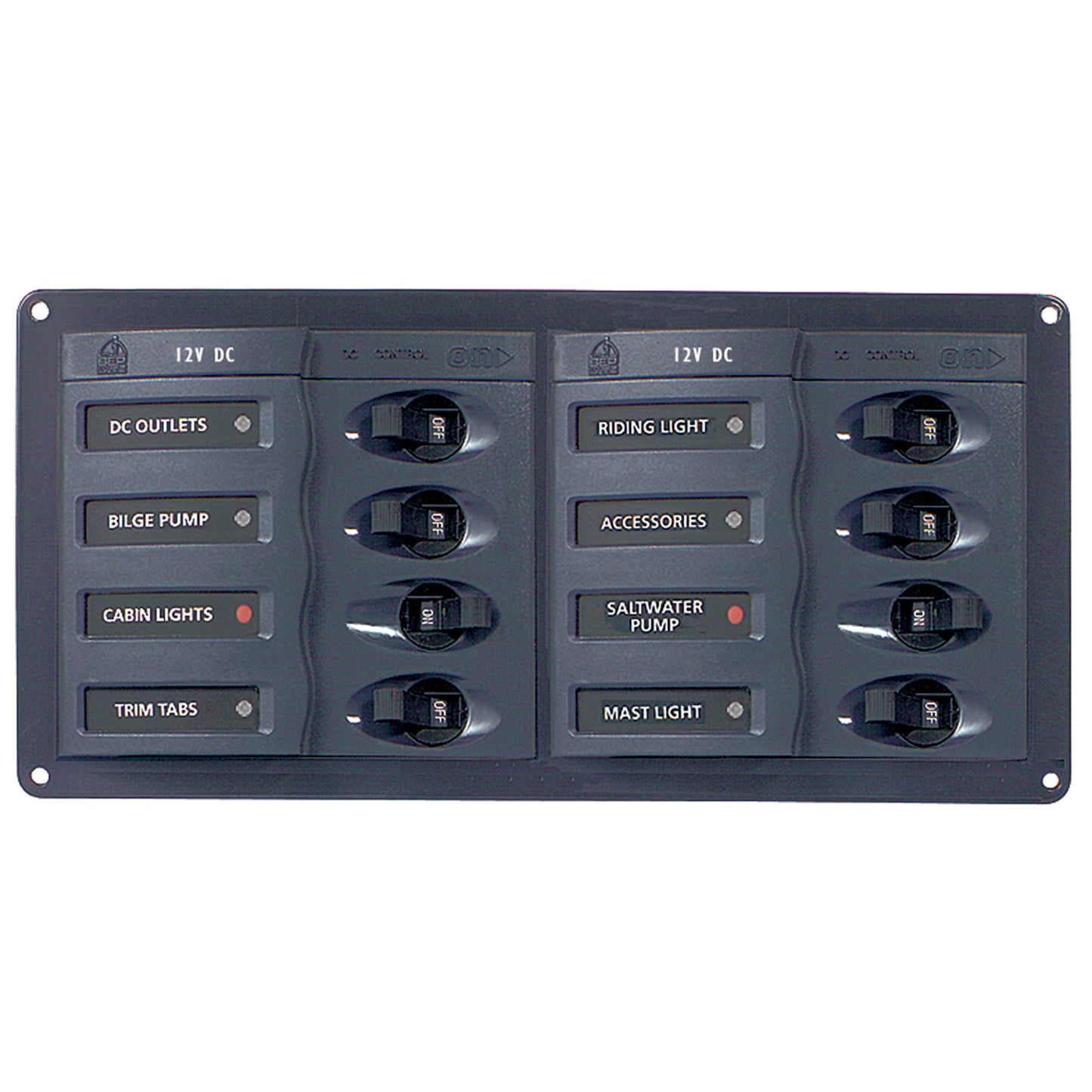 DC Panel - 8-Way - Horizontal