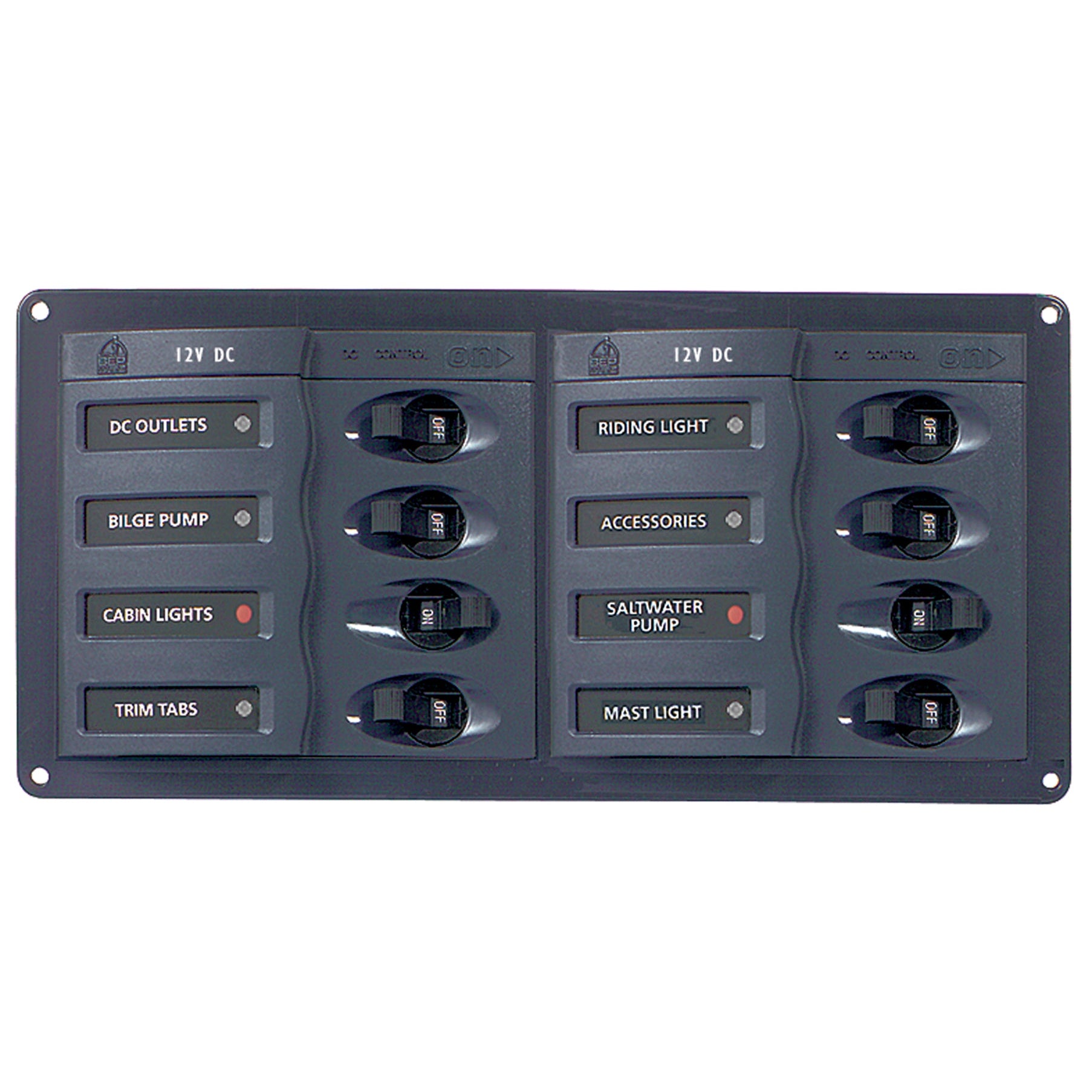 BEP Marine DC Circuit Breaker Panels—No Meters - Boatyard Malaysia