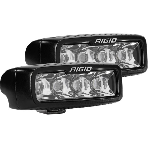 Rigid Industries SR-Q Series Pro Spot Pair Black Surface Mount boatyardmalaysia