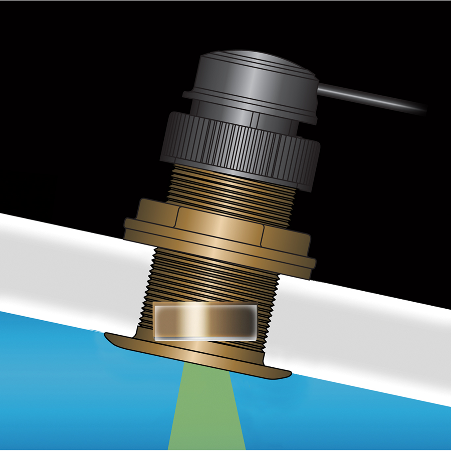 Dt812pv-235-N2 235khz Plastic Thru Hull Smart Sensor 12 Tilt Nmea 2000 - 6m Cable boatyardmalaysia