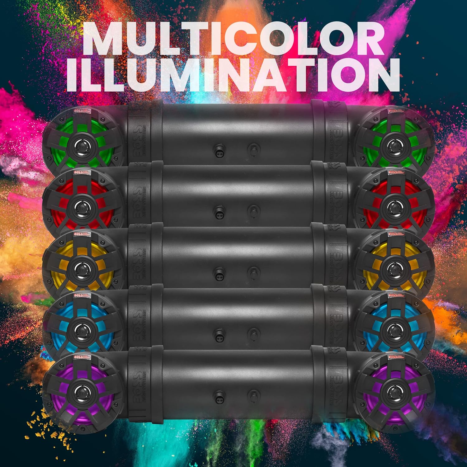 Boss Audio Boss Audio Utv4brgb Amplified All Terrain Sound System W/ 4" - Boatyard Malaysia