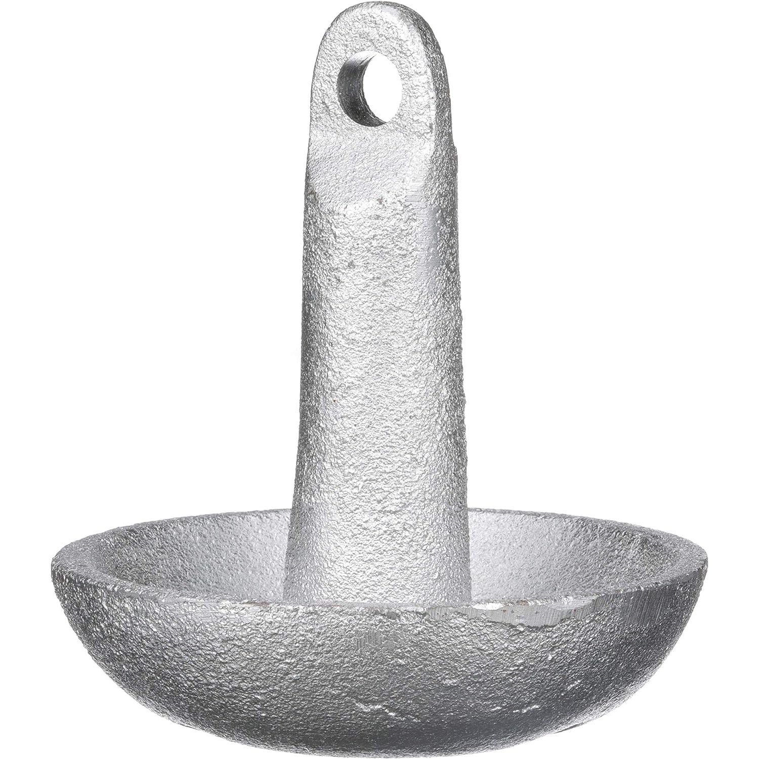 9941-1 Cast Iron 8-Pound Wide Area Mushroom Anchor with Large Steel Eye, Silver Finish boatyardmalaysia