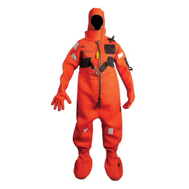 Mustang Survival Mustang Neoprene Cold Water Immersion Suit With Harness - Adult Small - Red - Boatyard Malaysia