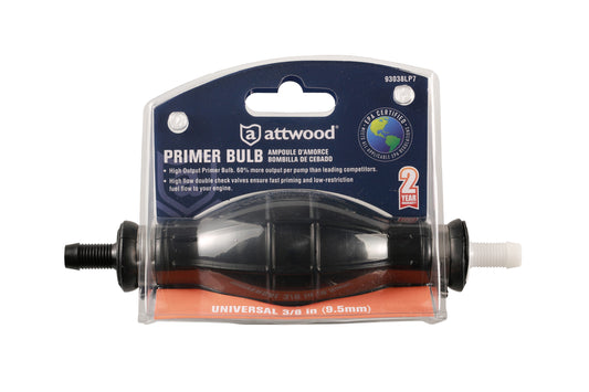 Attwood Primer Bulb 3/8" Inner Diameter Hose