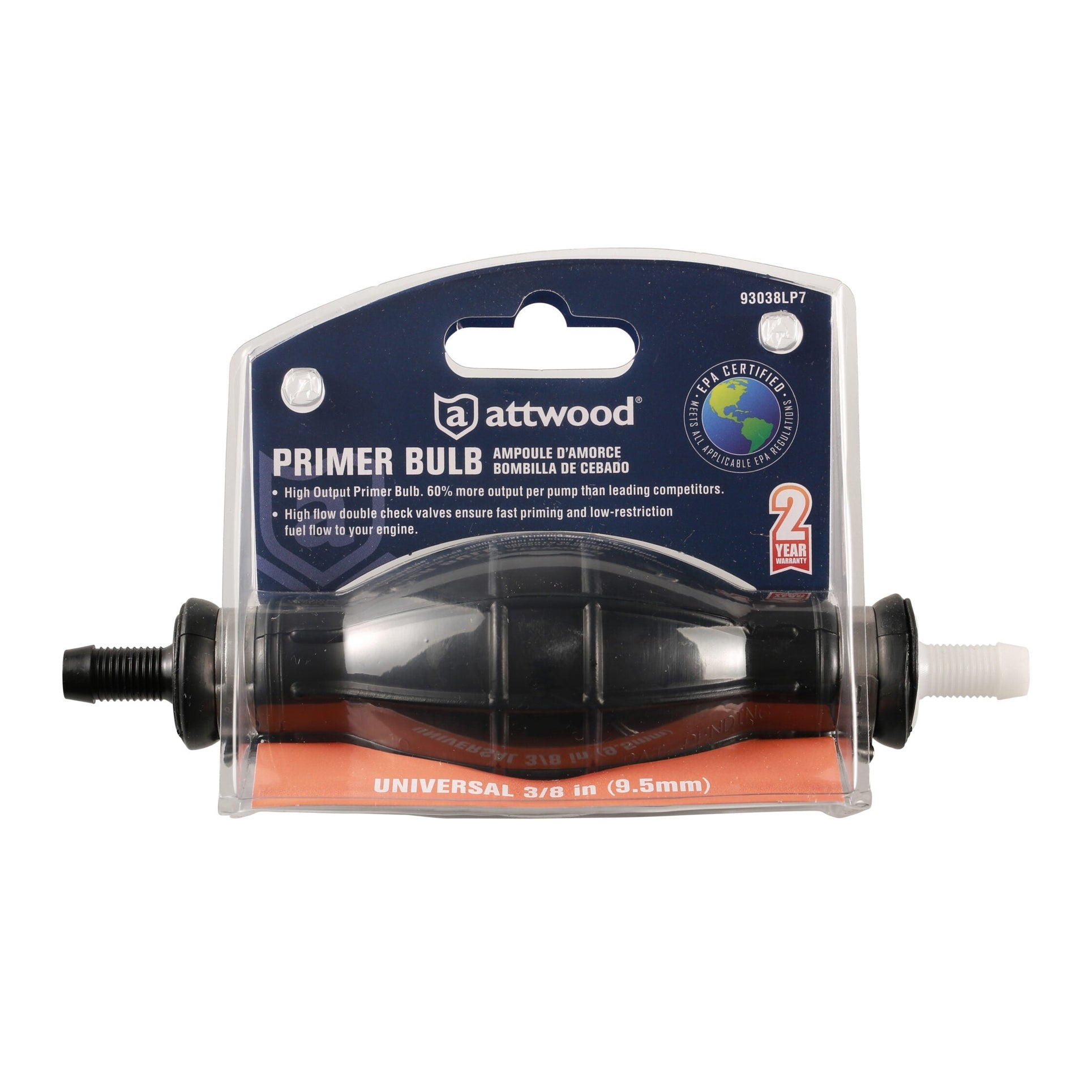 Attwood Primer Bulb 3/8" Inner Diameter Hose - Boatyard Malaysia