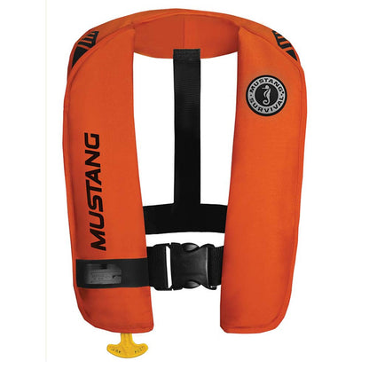 Mustang MIT 100 Automatic Inflatable PFD Orange-Black boatyardmalaysia