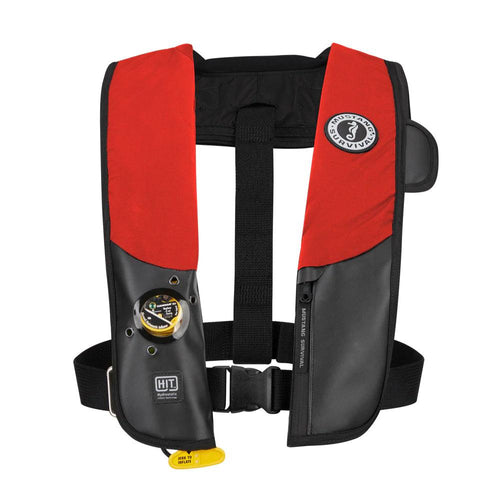 Mustang Hit Hydrostatic Inflatable PFD - Red/Black boatyardmalaysia