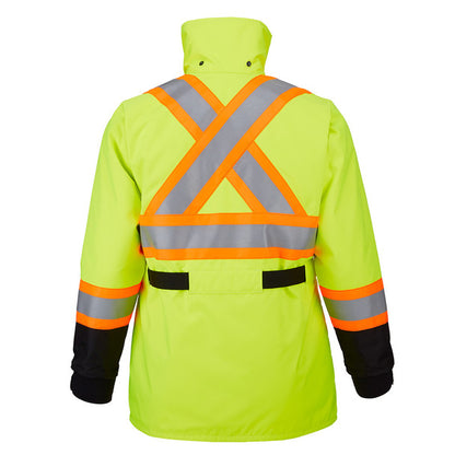Mustang Classic Floatation Coat Small Fluorescent Yellow Green