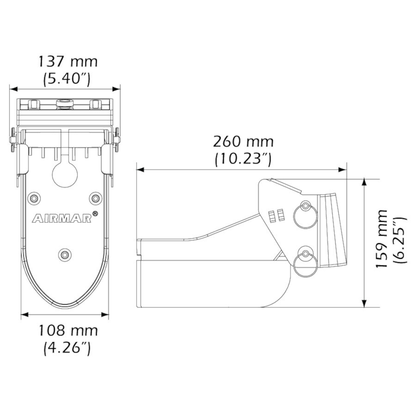 TM185C-M-8G 1kW CHIRP Ready Transom Mount boatyardmalaysia