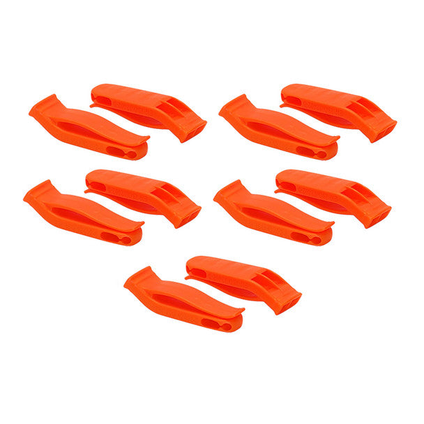 Mustang Signal Whistle 10 Pack Orange