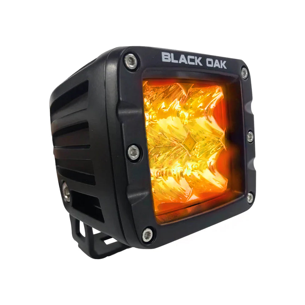 Black Oak 2" Flood Pod 3W  Osram - Black
