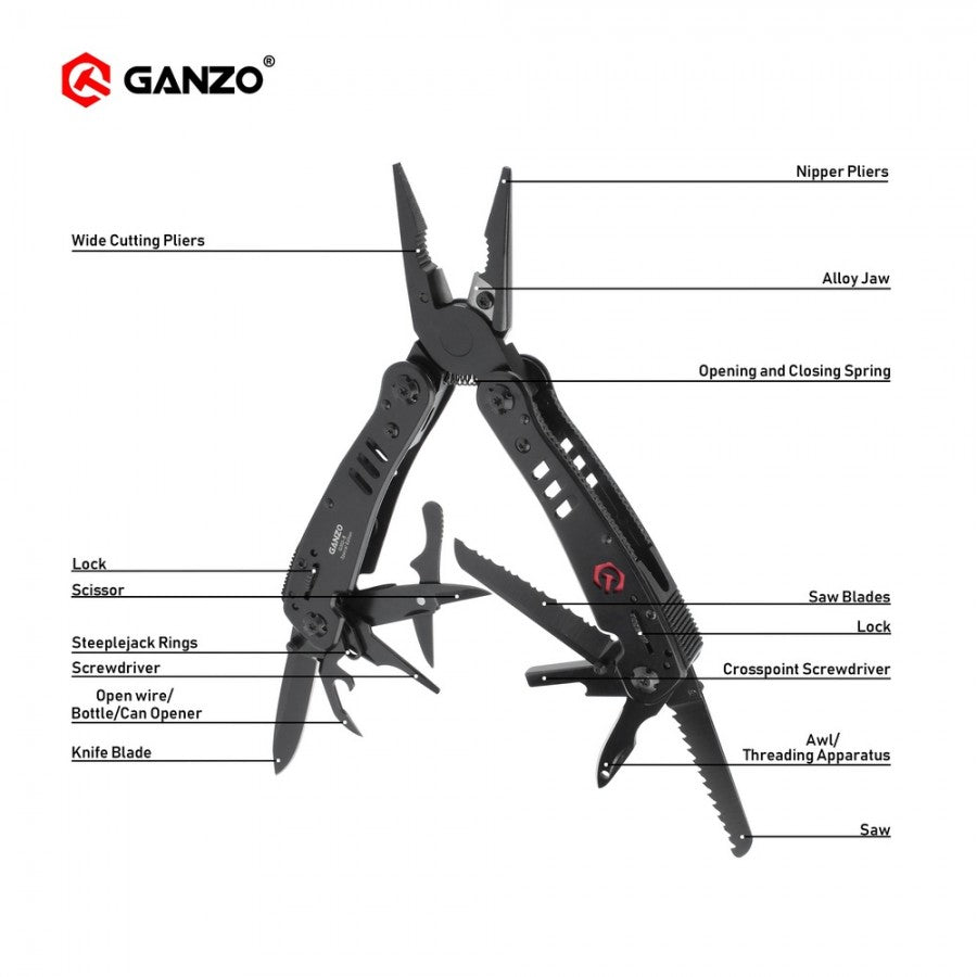 Ganzo Multi-Tool G302-B - Boatyard Malaysia