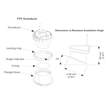 P79 235KHZ In Hull Smart Transducer NMEA2000 boatyardmalaysia