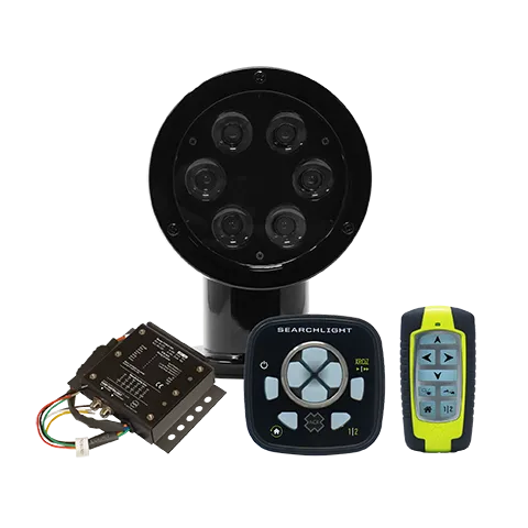 ACR RCL 50 Led SearchLight Black-URP-103 Wired Point Pad boatyardmalaysia