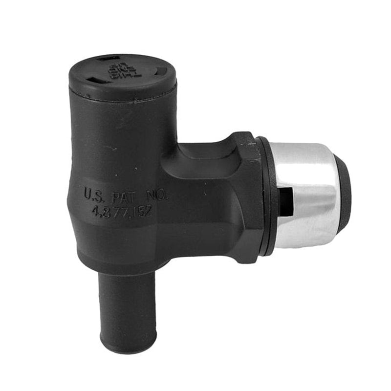 Attwood Fuel Tank Vent 90-Degree Black Plastic SS Trim Cover - Boatyard Malaysia